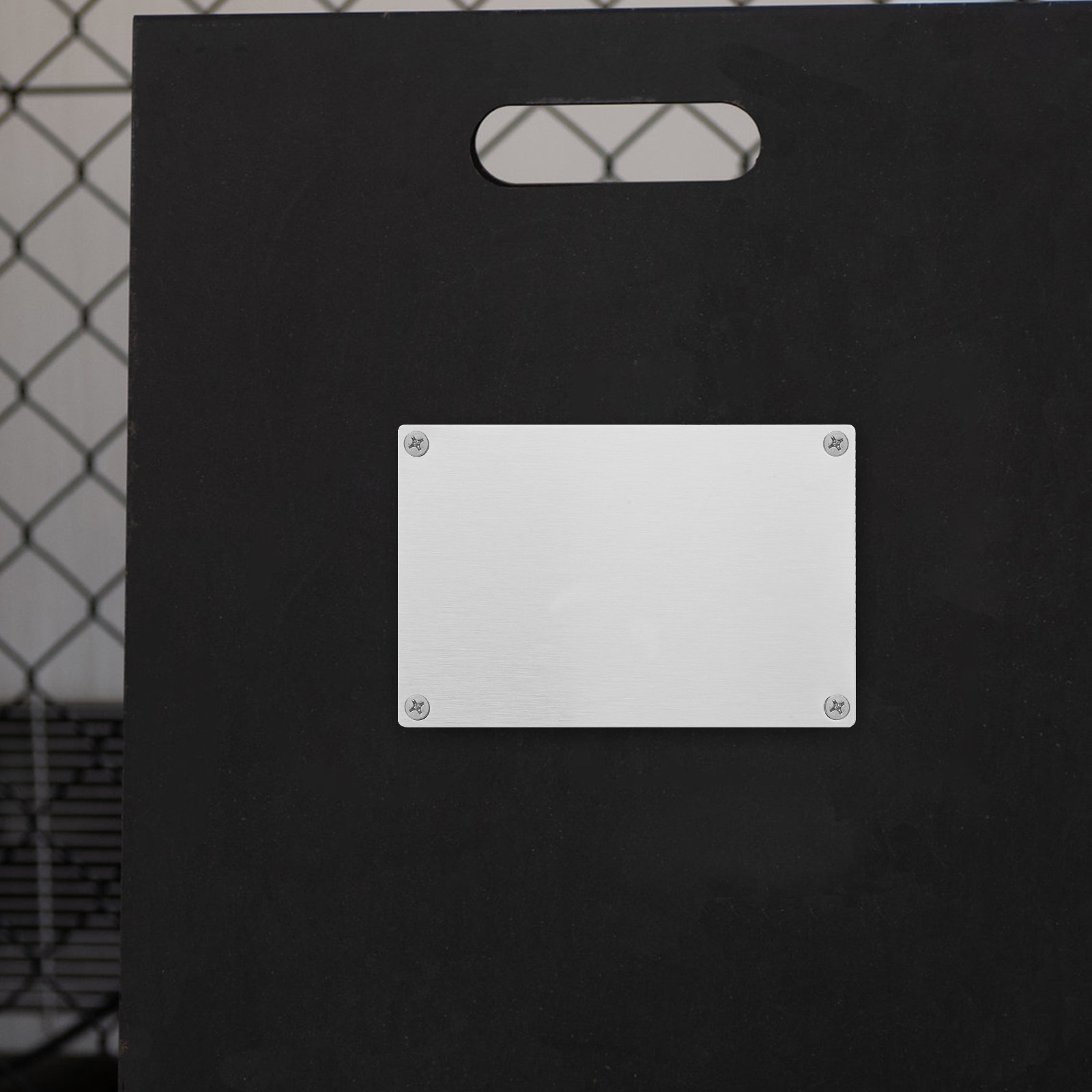 Yard Sign Blank - 5 plaques vierges en acier inoxydable