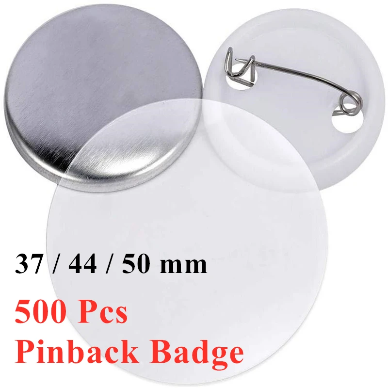 Button Badge Blank - Pièces de boutons Pinback, Badge vierge,