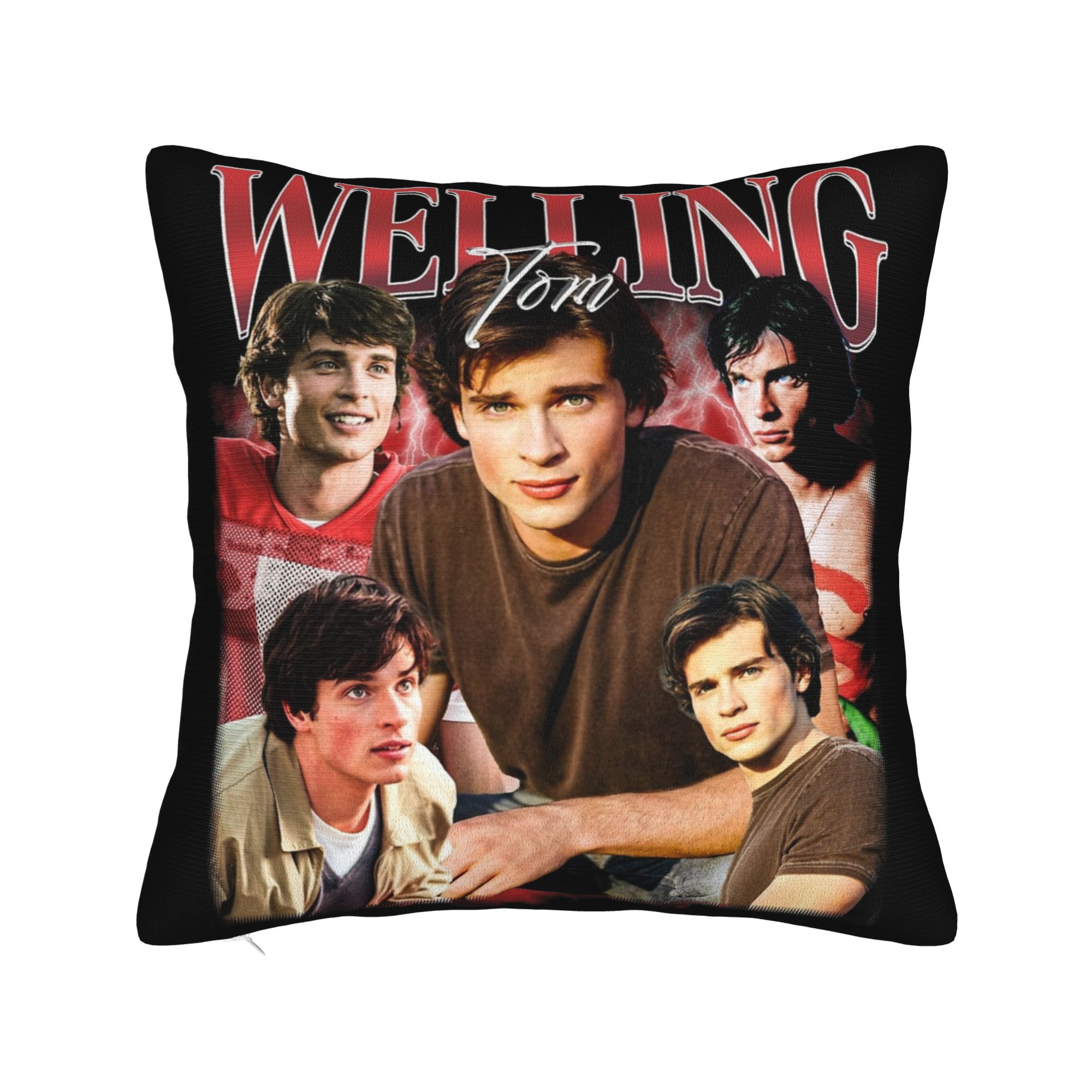 Pillow Cover Sublimation - Vintage Welling Tom chauffé rivalie taie