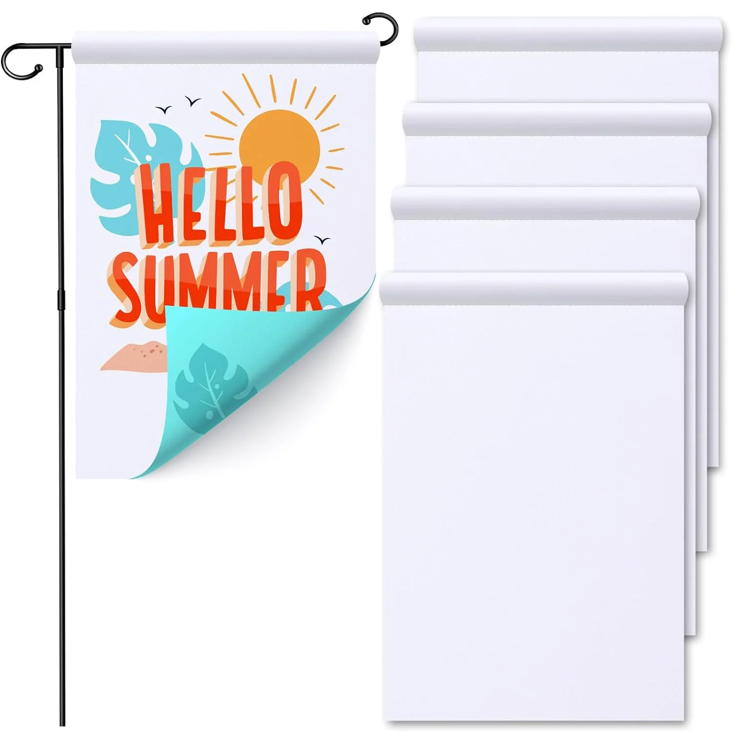 Yard Sign Blank - Drapeaux de jardin vierges double face
