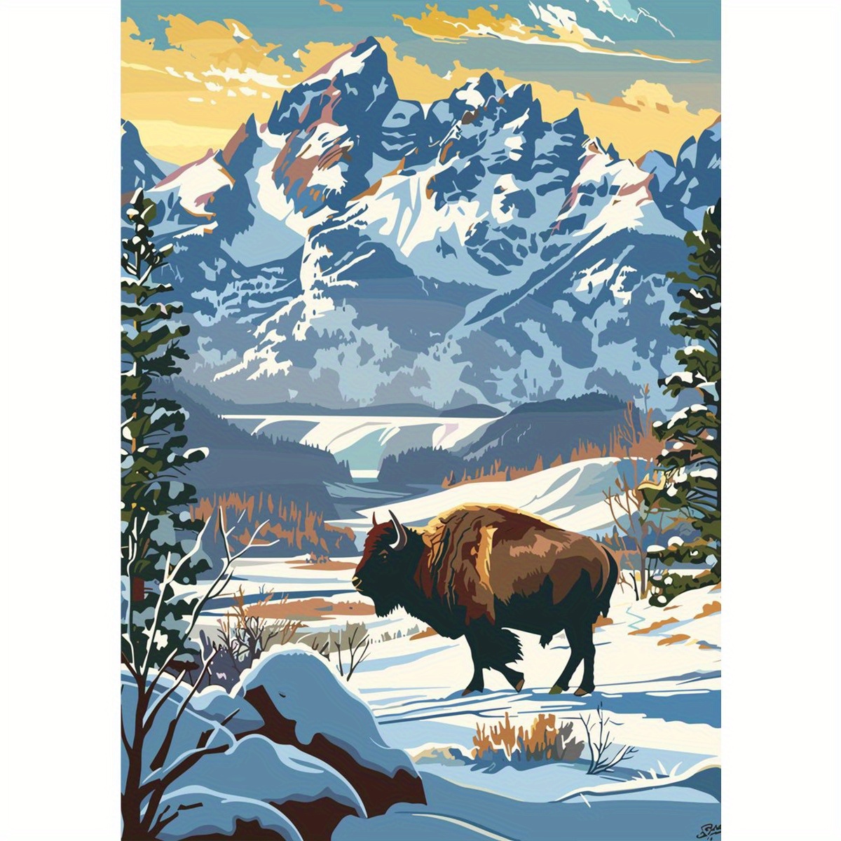 Canvas Wrap Ready - 1 pièce d'impression sur toile sans