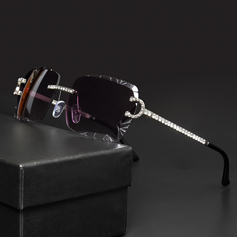Metal Photo Panel - Lunettes de soleil carrées sans monture