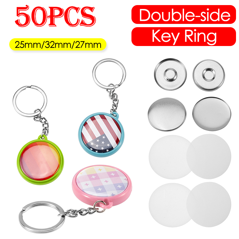Button Badge Blank - Lot de 50 pièces de composants