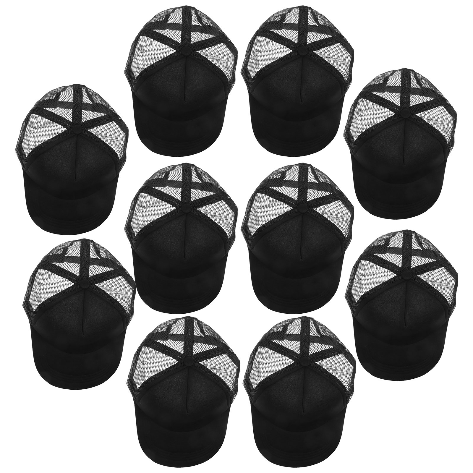 Hat Sublimation Blank - 10 casquettes de baseball en maille