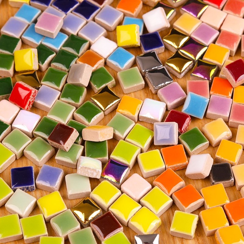 Ceramic Tile Blank - Carreaux de mosaïque en céramique, 100g,