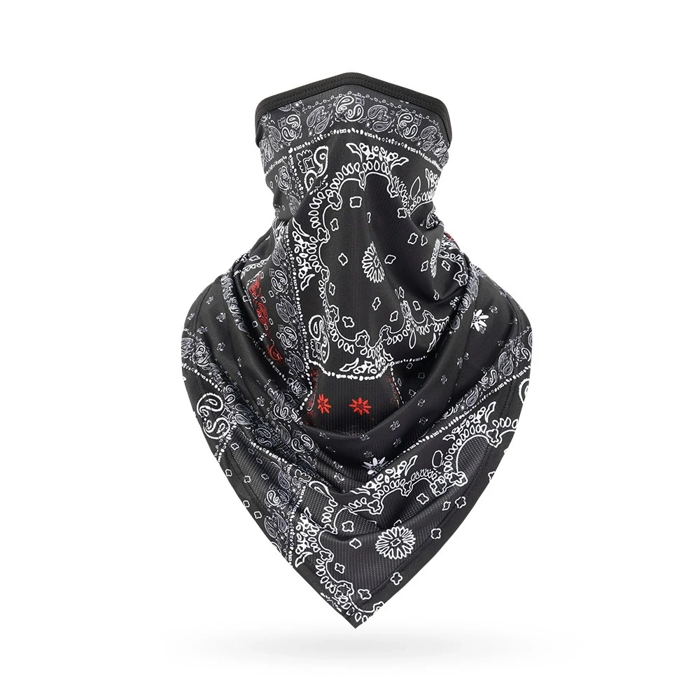 Bandana Blank White - Masque Bandana multifonctionnel noir et blanc,