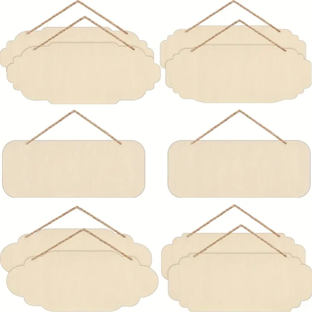 Yard Sign Blank - Bannière en bois vierge avec UL,