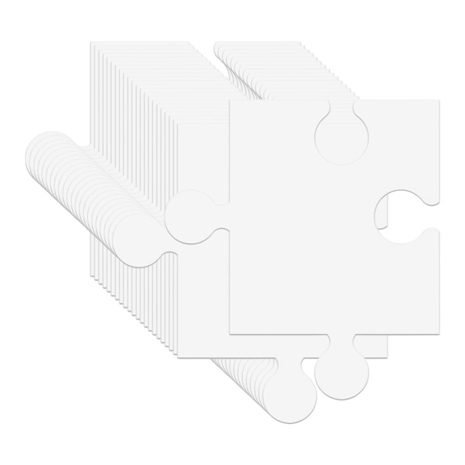 Puzzle Blank White - 24 modèles de puzzles vierges en