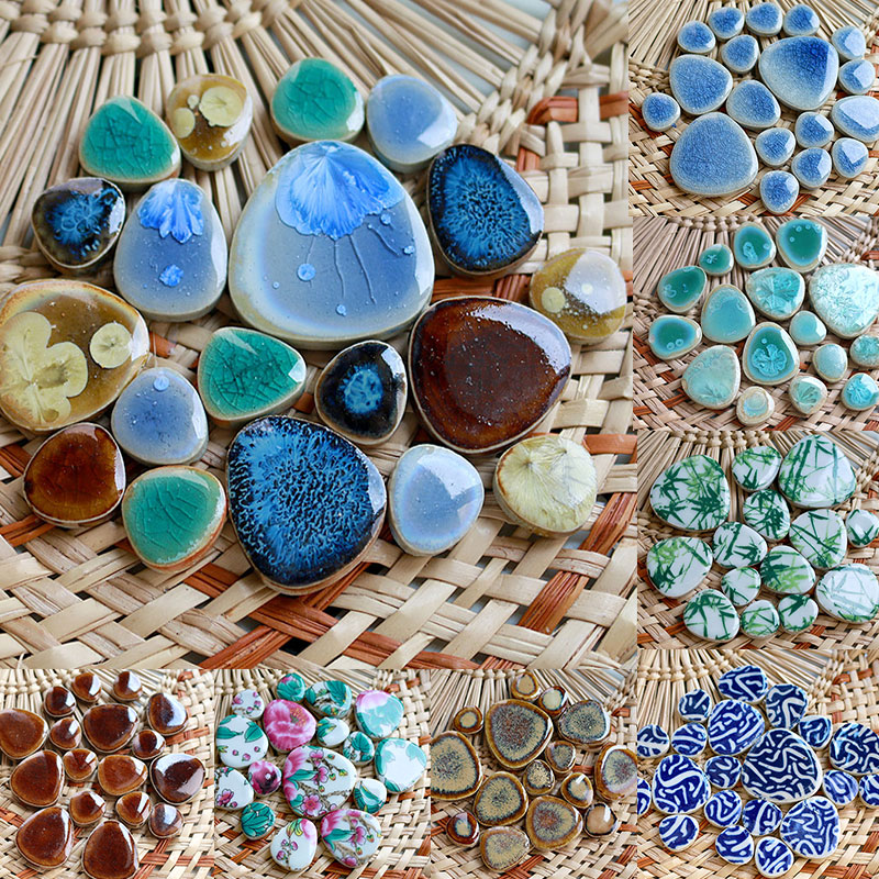 Ceramic Tile Blank - Tuiles de mosaïque en céramique DIY,