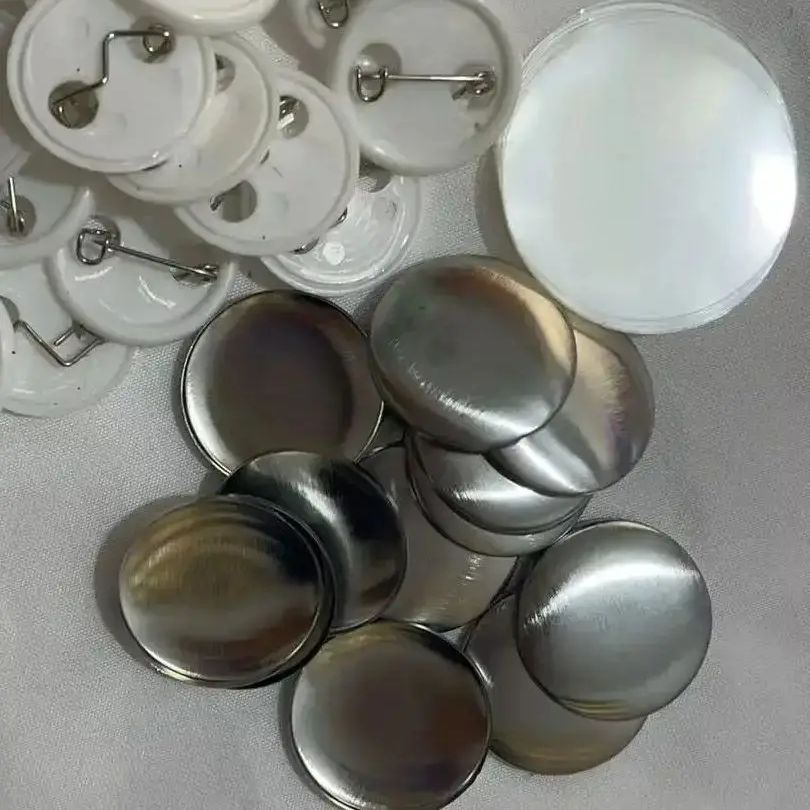 Button Badge Blank - 200 ensembles de composants vierges pour