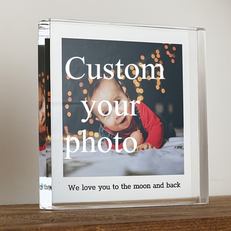 Bloc photo personnalisé en acr - Photo Acrylic Block avis et prix