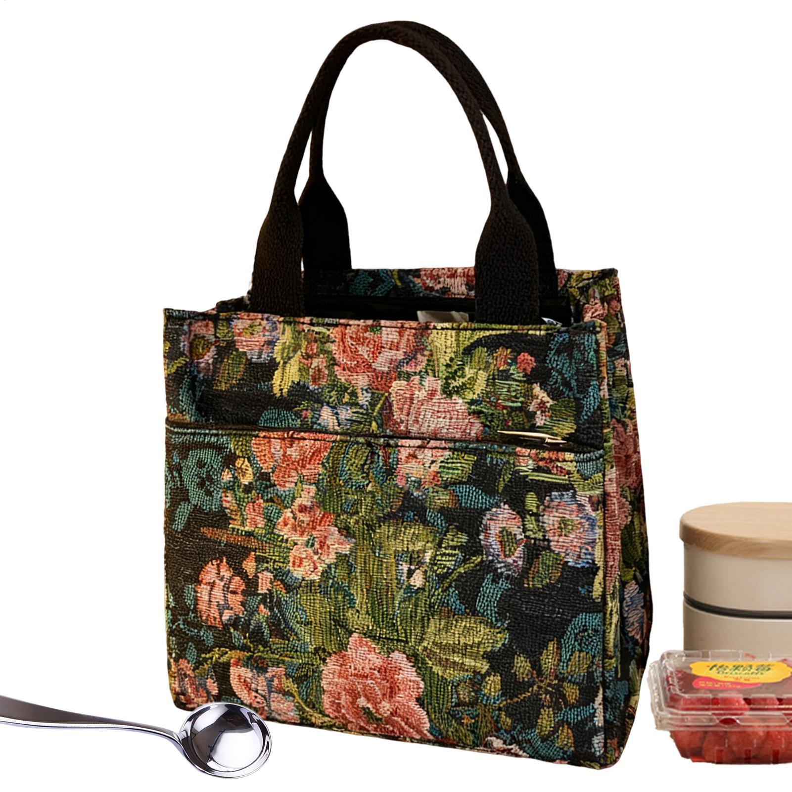 Sac à déjeuner isolé fleur sup - Tote Bag Sublimation avis et prix