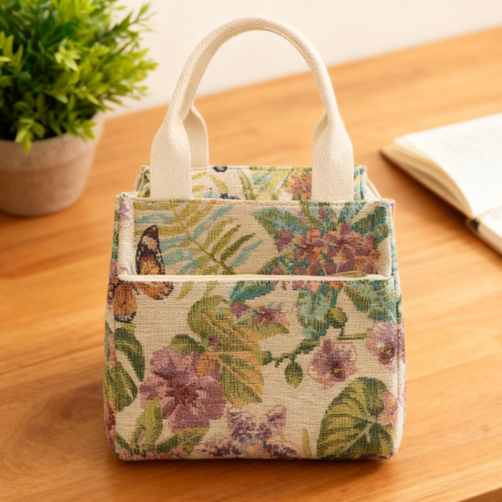 Sac à déjeuner isolé fleur sup - Tote Bag Sublimation avis et prix
