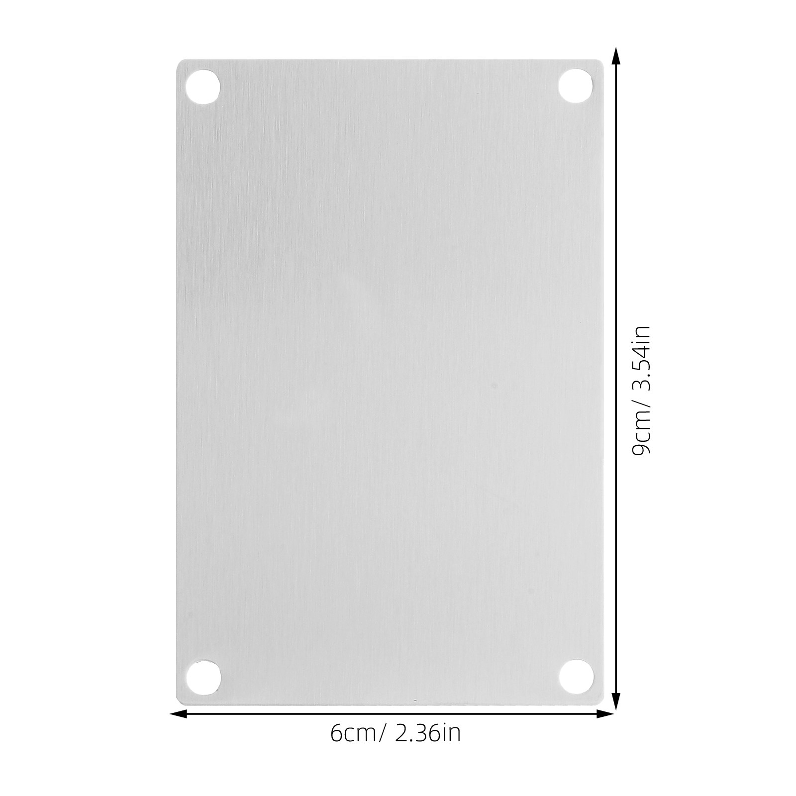 5 plaques vierges en acier ino - Yard Sign Blank avis et prix