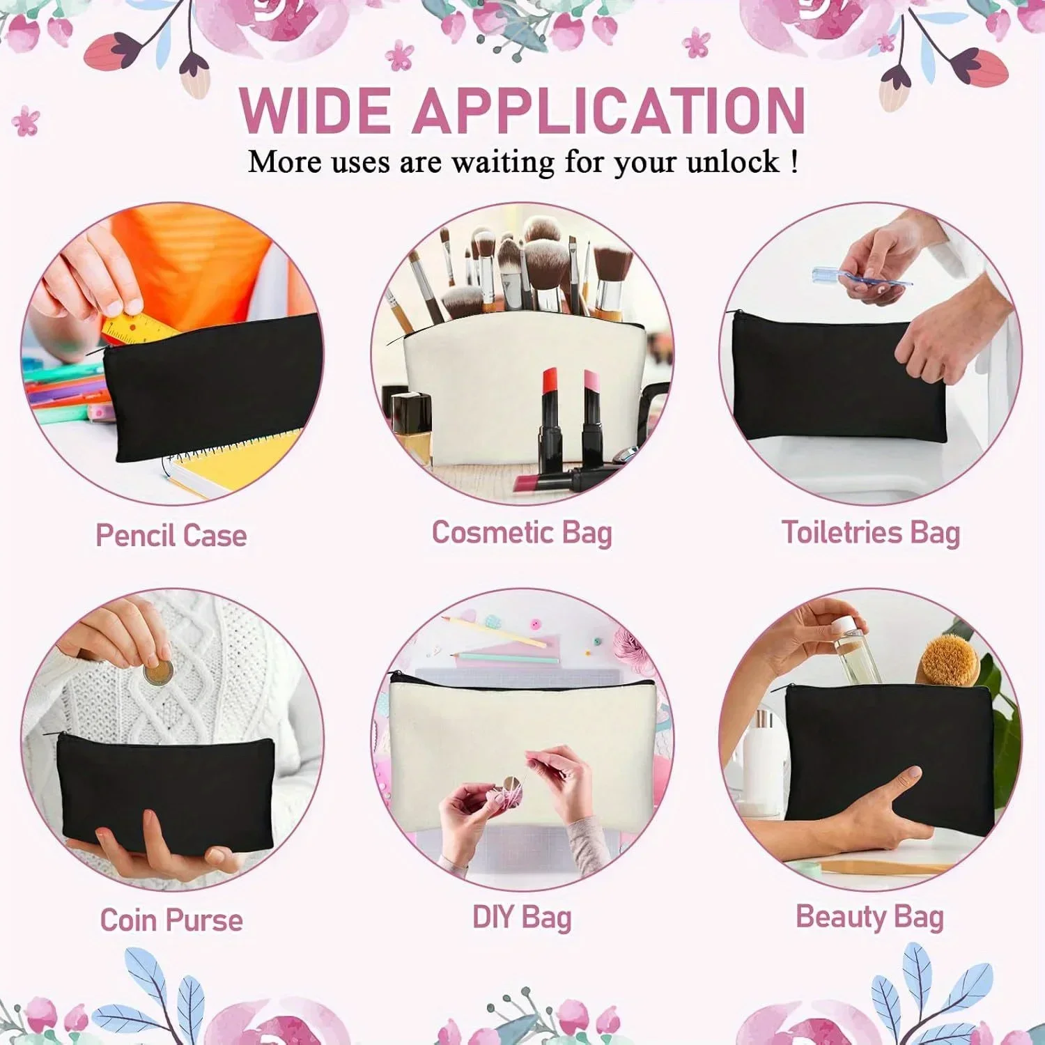 20 sacs de maquillage vierges  - Tote Bag Sublimation avis et prix