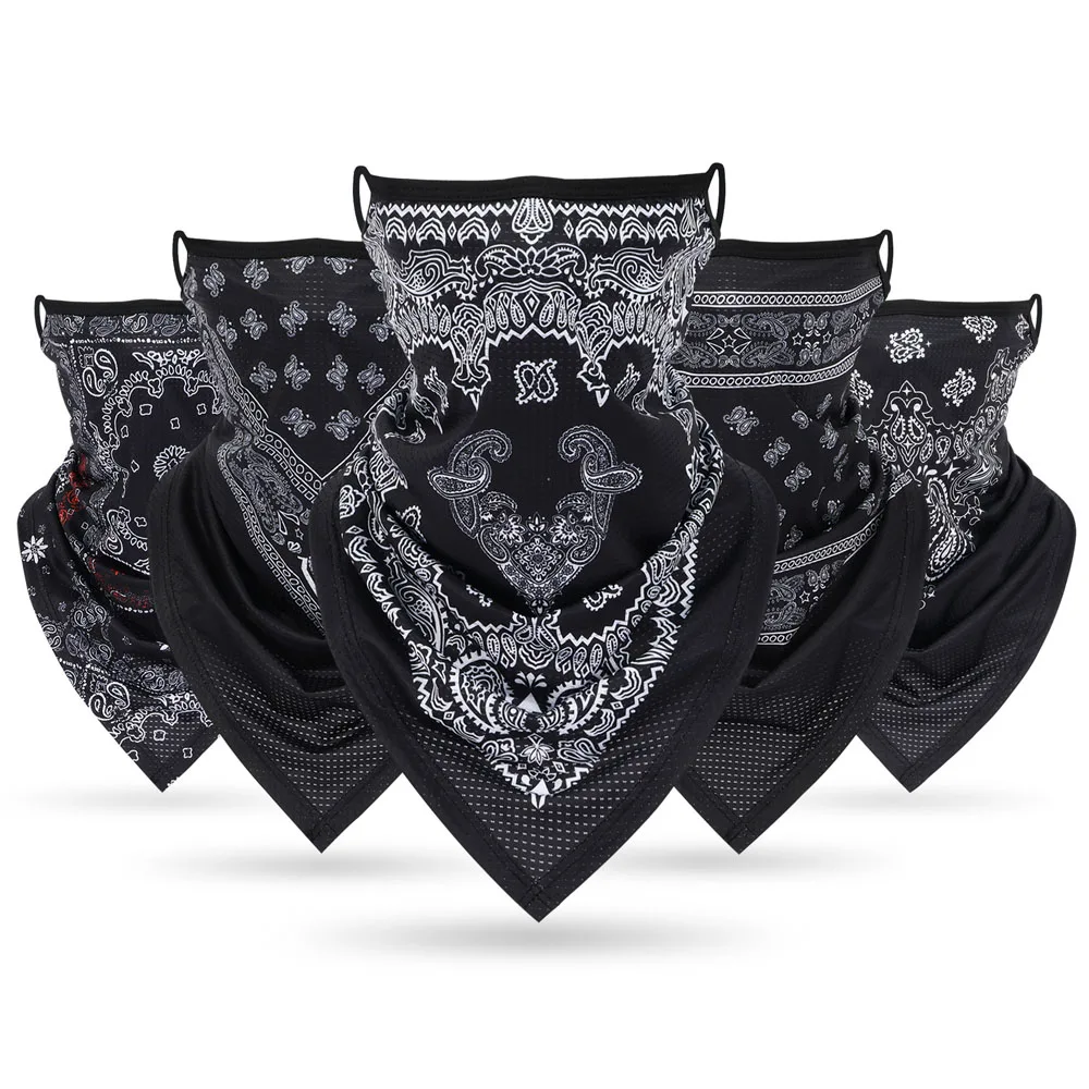 Couvre-visage de moto respiran - Bandana Blank White avis et prix