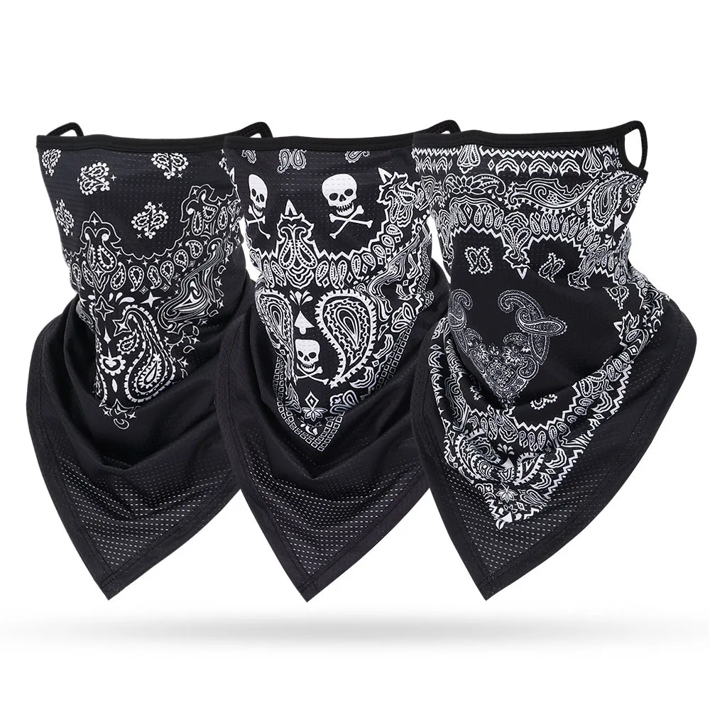 Couvre-visage de moto respiran - Bandana Blank White avis et prix