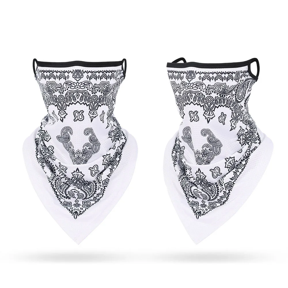 Couvre-visage de moto respiran - Bandana Blank White avis et prix