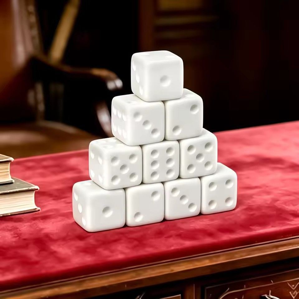 10 pièces/ensemble de dés blan - Puzzle Blank White avis et prix