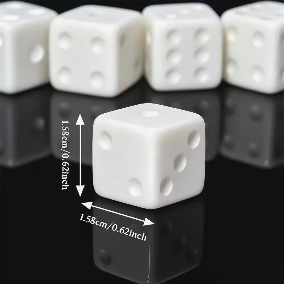 10 pièces/ensemble de dés blan - Puzzle Blank White avis et prix
