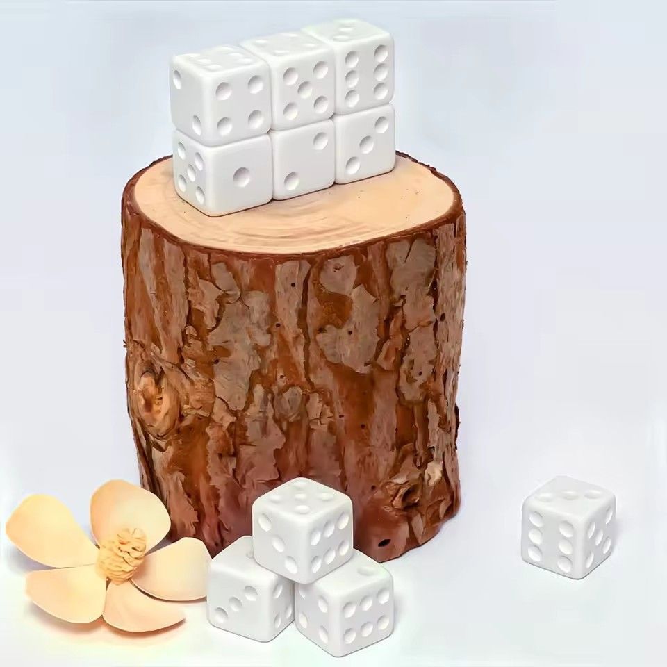 10 pièces/ensemble de dés blan - Puzzle Blank White avis et prix