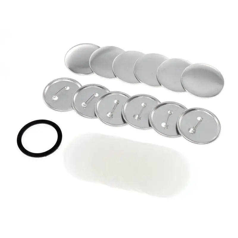 Lot de 100 pièces de fabricati - Button Badge Blank avis et prix