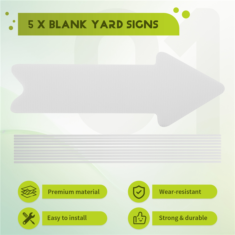 AFOURT-panneaux de pelouse ext - Yard Sign Blank avis et prix