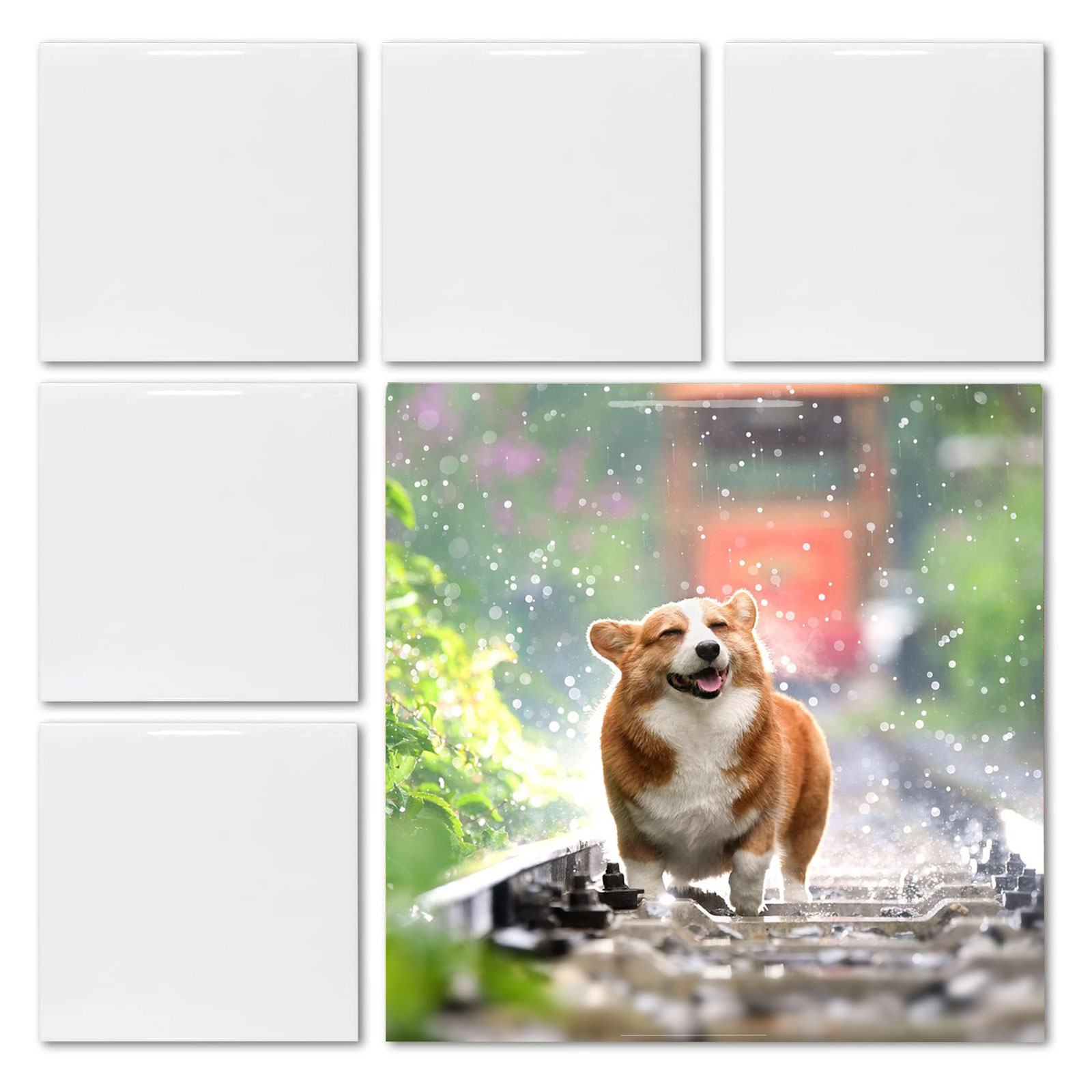 20 pièces de carreaux carrés b - Ceramic Tile Blank avis et prix