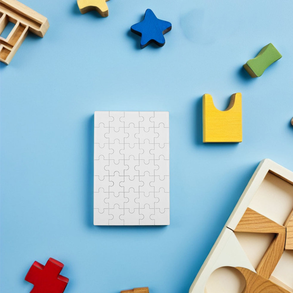 12 pièces de puzzle vierges po - Puzzle Blank White avis et prix