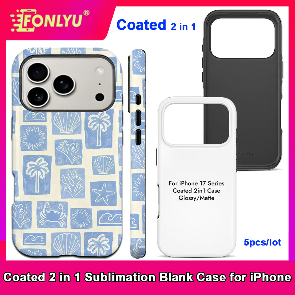 FONLYU 5 pièces enduit 2 en 1  - Phone Case Blank Print avis et prix