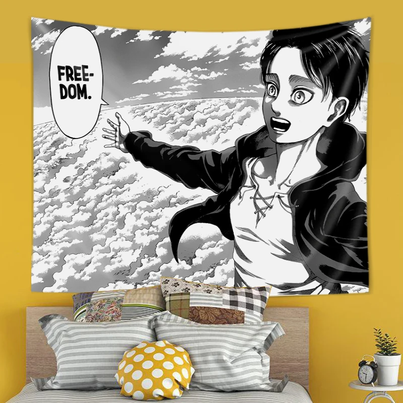Eren Yeager Freedom Manga affi - Canvas Wrap Ready avis et prix
