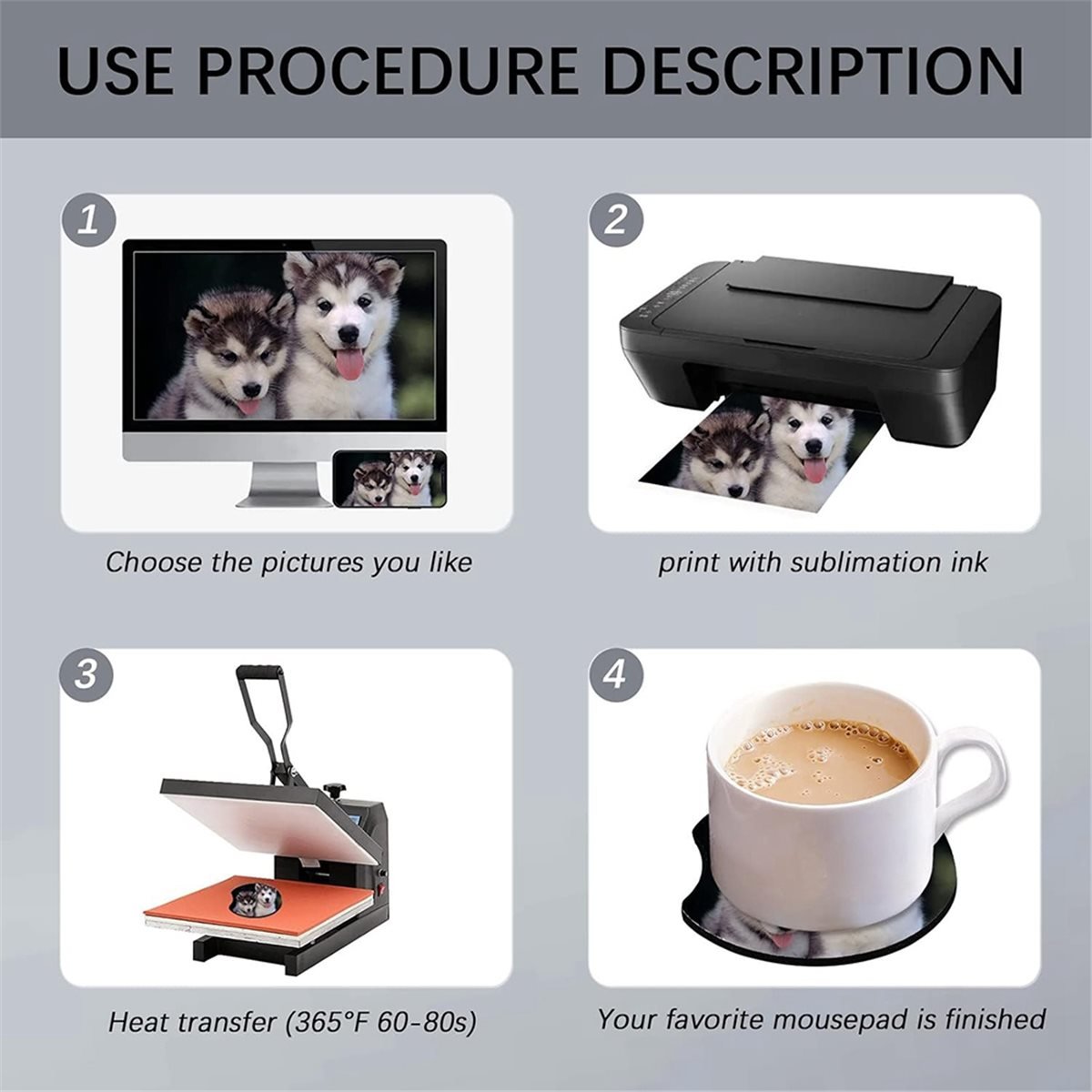 Sous-verres de sublimation en  - Coaster Sublimation Blank avis et prix