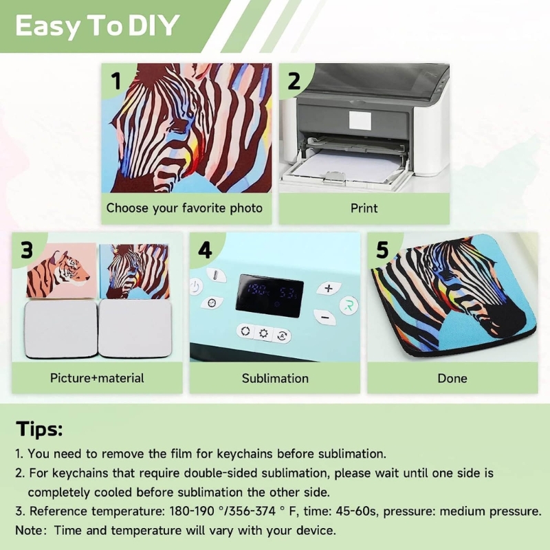 Ensemble de porte-clés coeur d - Mouse Pad Blank Sublimation avis et prix