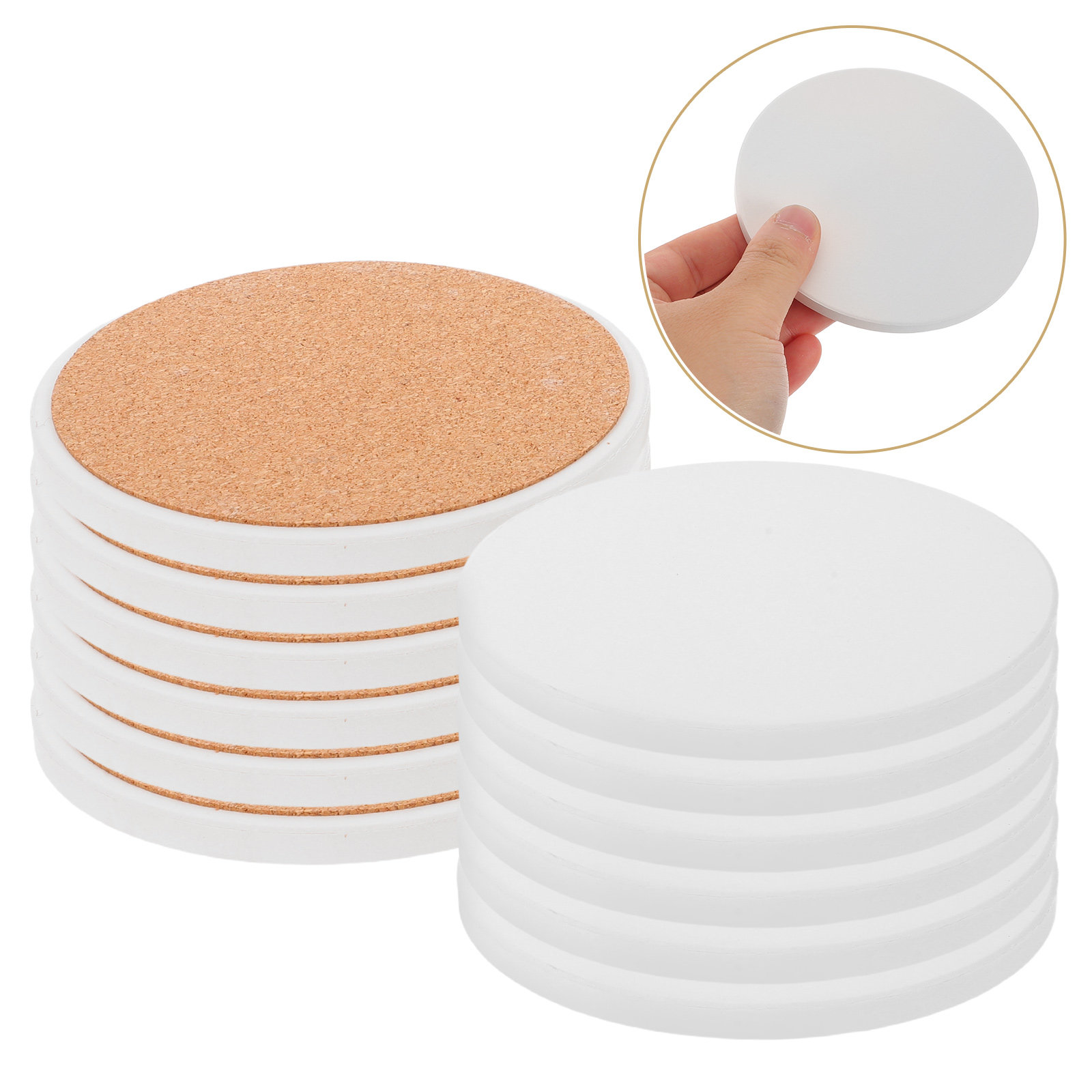 Lot de 12 sous-verres créatifs - Coaster Sublimation Blank avis et prix