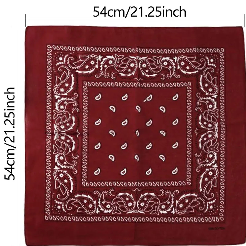 1 pièce Foulard carré Hip Hop  - Bandana Blank White avis et prix