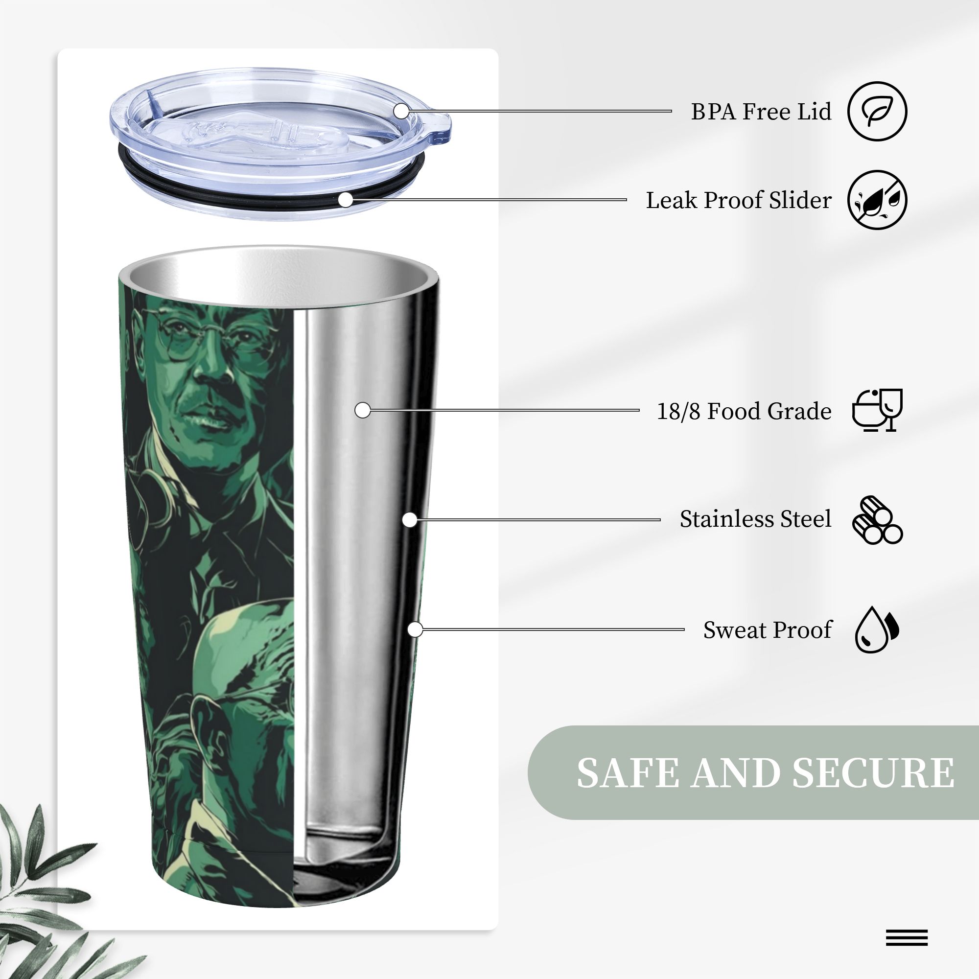 Gobelet isotherme Breaking Bad - Tumbler 20Oz White avis et prix