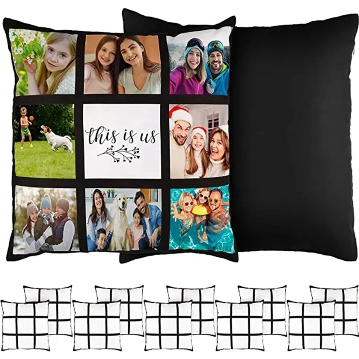 ABNH 6 pièces Sublimation pann - Pillow Cover Sublimation avis et prix
