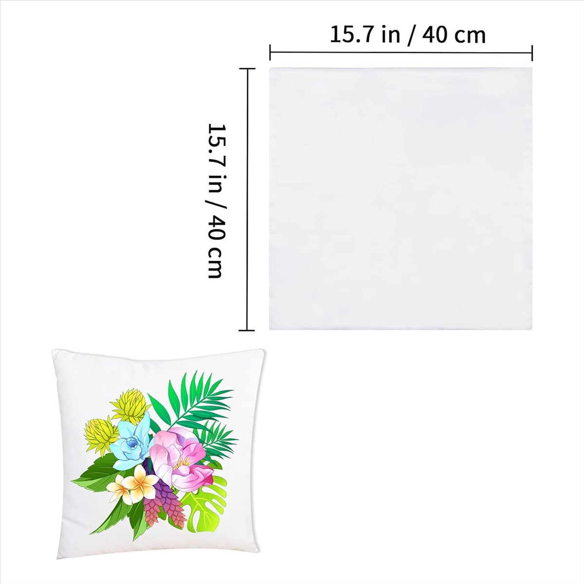 15 pièces de housses de coussi - Pillow Cover Sublimation avis et prix