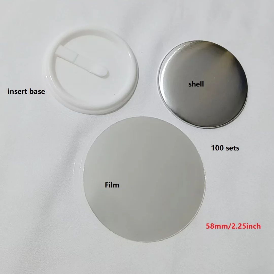 100 badges à insérer vierges d - Button Badge Blank avis et prix