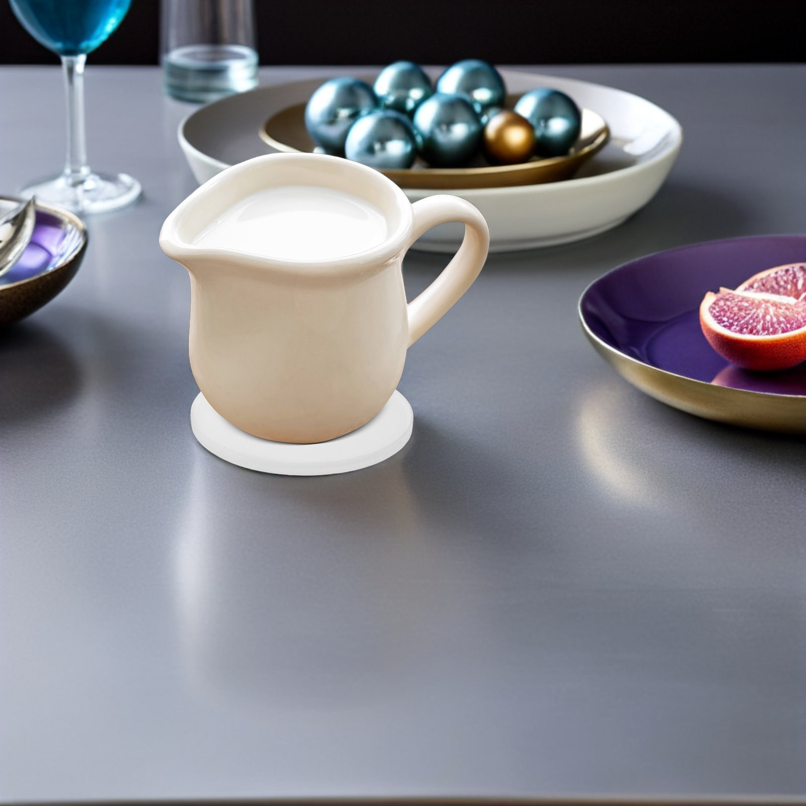 12 pièces de sous-verres ronds - Ceramic Tile Blank avis et prix
