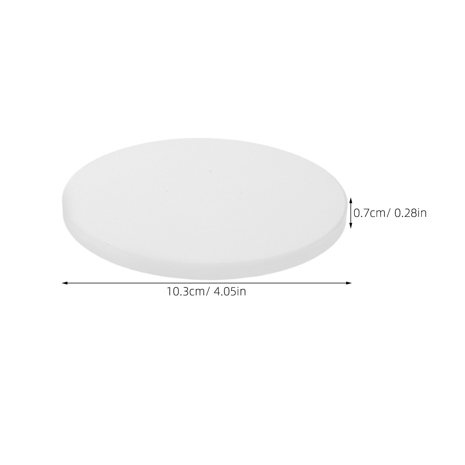 12 pièces de sous-verres ronds - Ceramic Tile Blank avis et prix