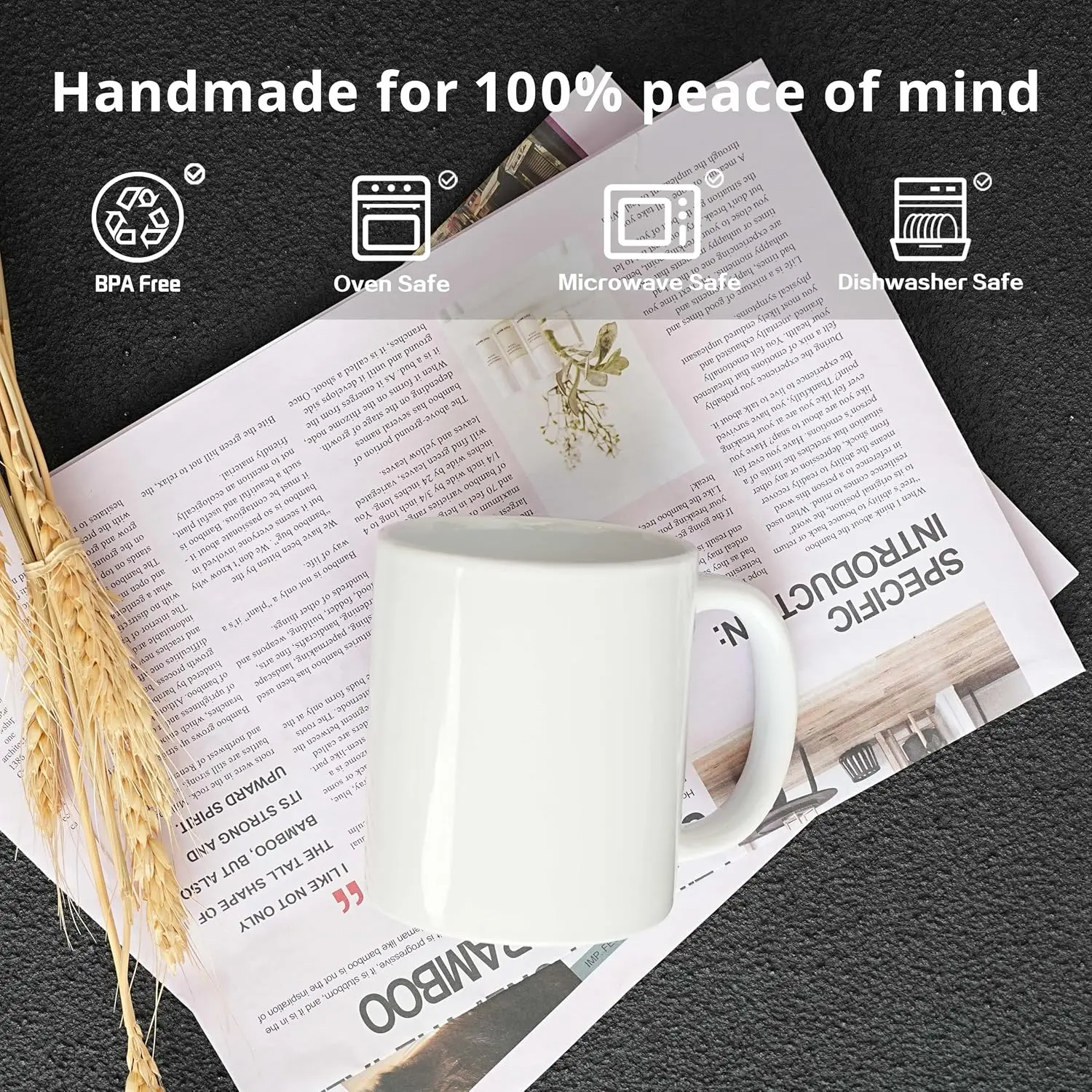 Tasse à café en céramique blan - Sublimation Mug White avis et prix