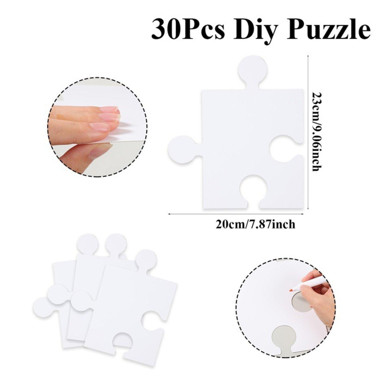 Cartes de puzzle DIY, pièces e - Puzzle Blank White avis et prix